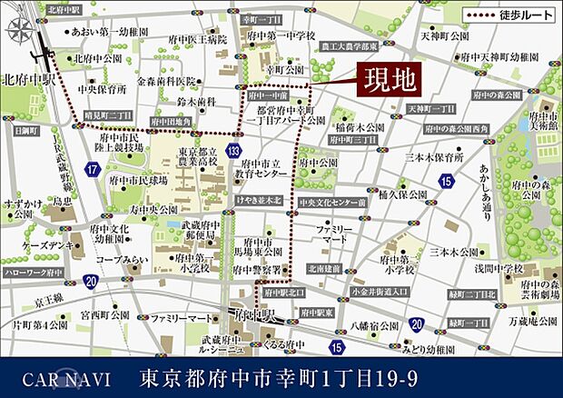 ※付近案内図