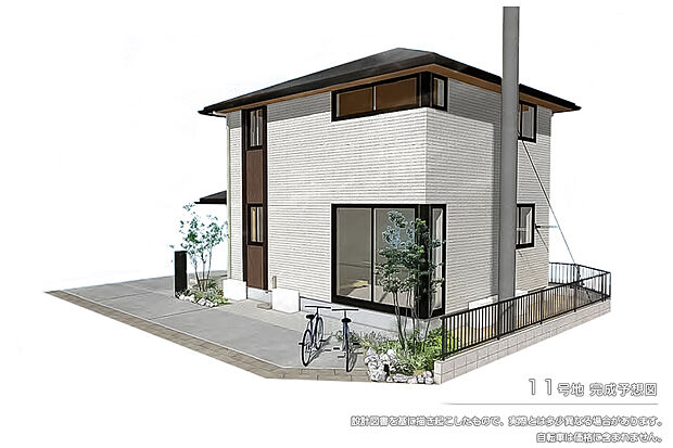 【11号地 庭・外構】完成予想図