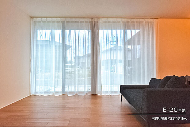 【E-20号地 リビング】E-20号地