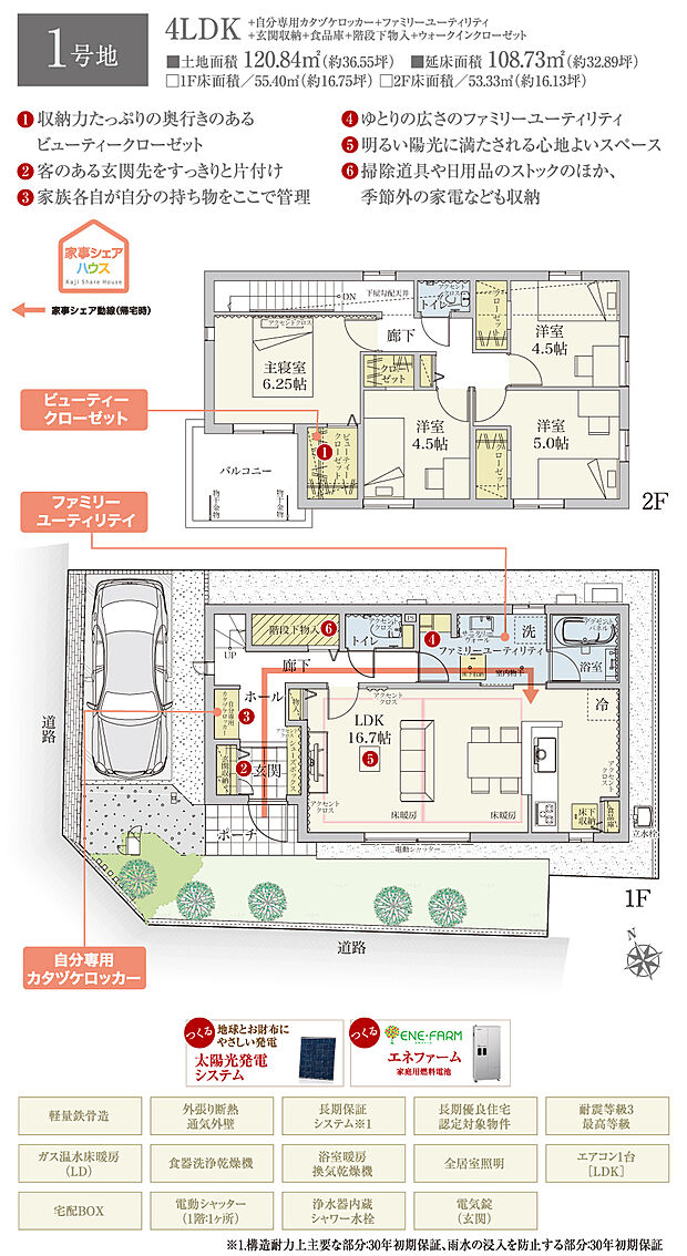 【3LDK】間取・外構植栽図は設計図書を基に描き起こしたもので実際とは多少異なる場合があります。 家具・家電・備品・車等は価格に含まれません。