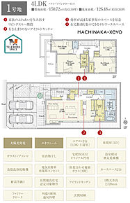 間取・外構植栽図は設計図書を基に描き起こしたもので実際とは多少異なる場合があります。 家具・家電・備品・車・自転車等は価格に含まれません。 
