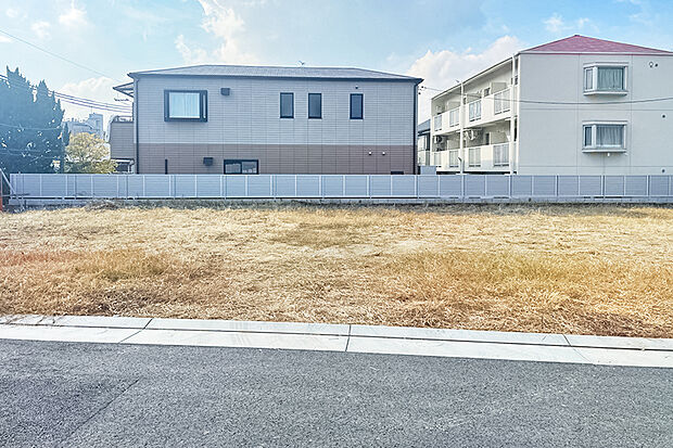 【3号地 前面道路含む現地写真】3号地