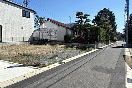 2号地 前面道路含む現地写真