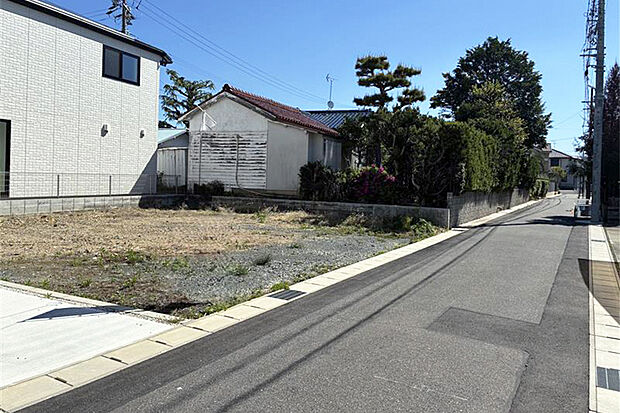 【2号地 前面道路含む現地写真】2号地