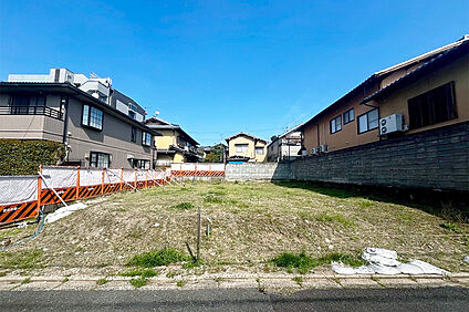 2号地 前面道路含む現地写真