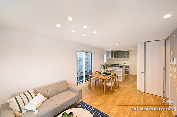 【2号地 リビング】2号地