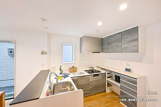 【2号地 キッチン】2号地