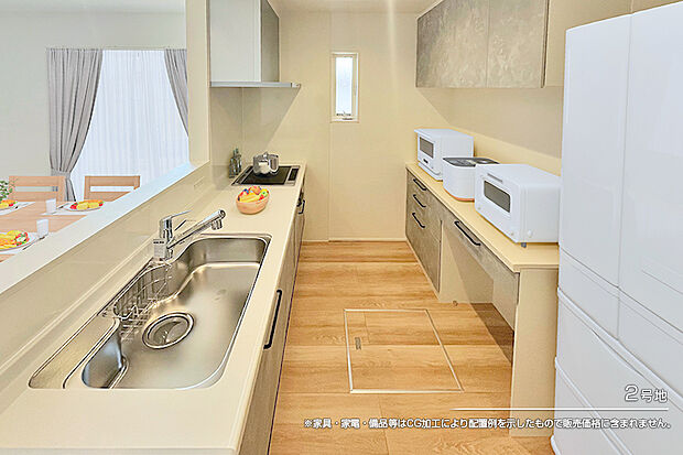 【2号地 キッチン】2号地