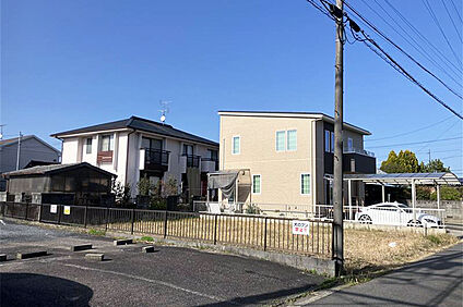 1号地 前面道路含む現地写真