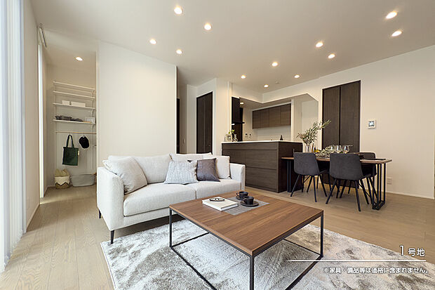 【1号地 リビング】1号地