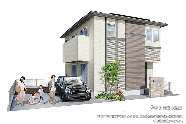 【5号地 庭・外構】完成予想図