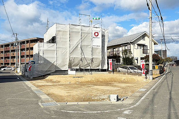 【1号地 前面道路含む現地写真】1号地