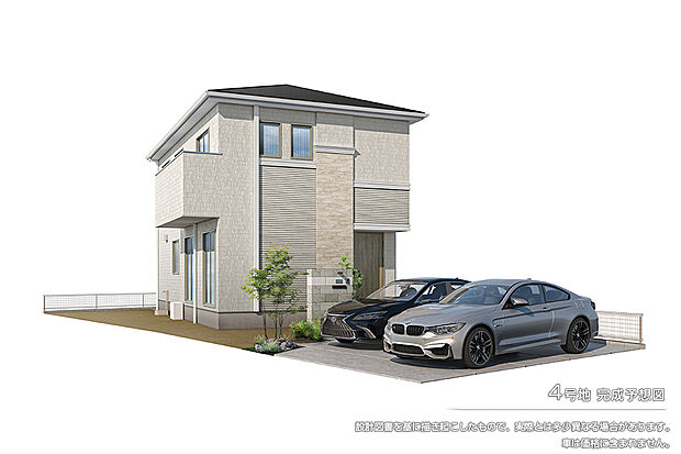 【4号地 庭・外構】完成予想図