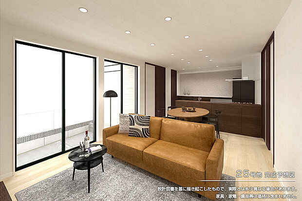 【8号地 リビング】完成予想図