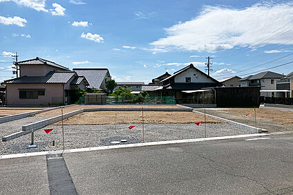 2号地 前面道路含む現地写真