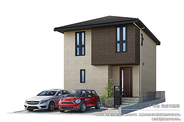 【1号地 庭・外構】完成予想図