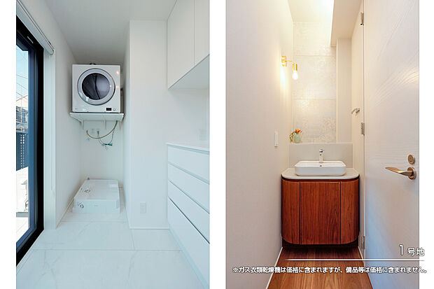【1号地 洗面室】1号地