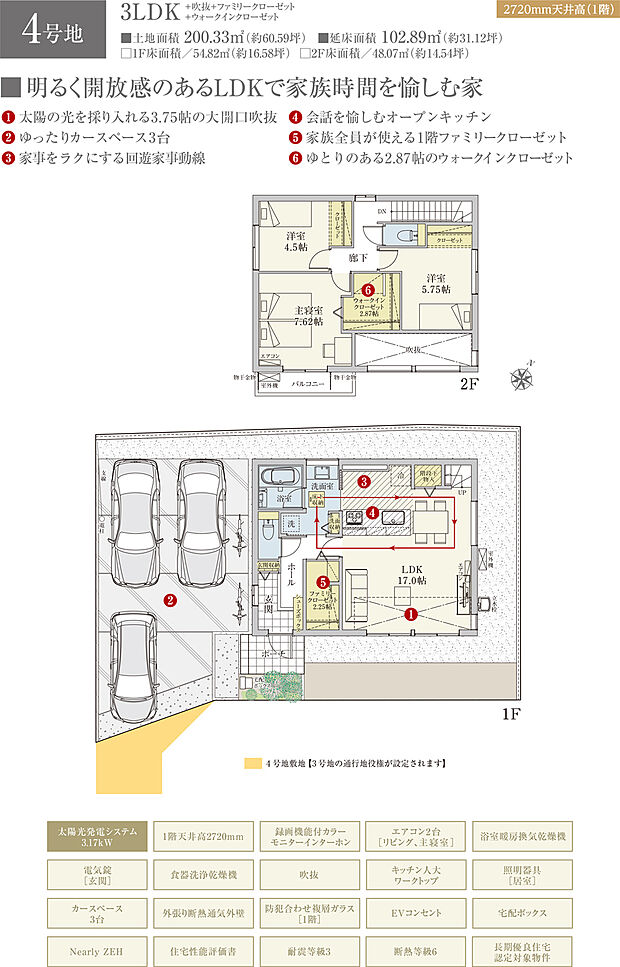 【3LDK】間取・外構植栽図は設計図書を基に描き起こしたもので実際とは多少異なる場合があります。 家具・家電・備品・車・自転車等は価格に含まれません。