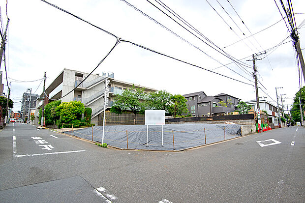 【1号地 前面道路含む現地写真】1号地