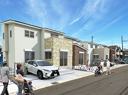 街並みイメージパース