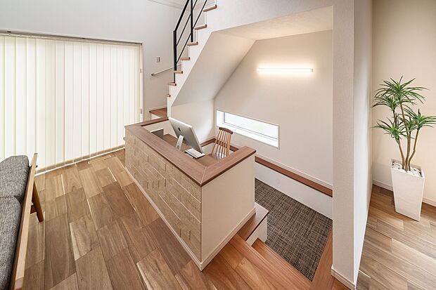 テレワークやお子様の勉強スペースにご利用いただけるワークスペース。