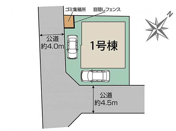 相模原市南区東大沼1丁目1棟 区画図