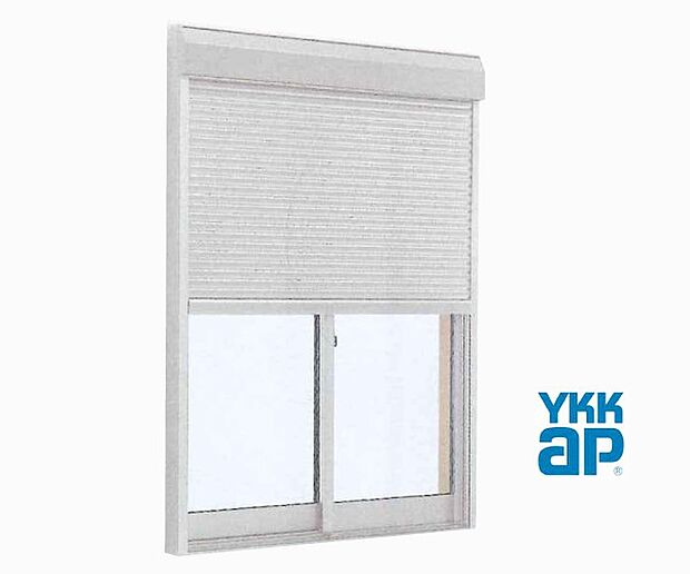 【[YKK AP]電動シャッター】室内からサッシを閉めたまま、ワンタッチ操作で開閉可能！夏の冷気や冬の暖気を室内から外に逃がしません。（1階掃き出し窓に装備）