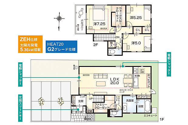 【3LDK+ファミリークローゼット】外構工事付・消費税込