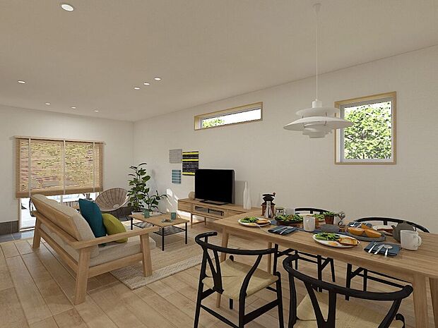 【ダイニング】温かみのあるダイニングスペース。シンプルで落ち着いた雰囲気が、家族や大切な人との楽しいひとときを優しく包み込みます。心地よい空間で、毎日の食事がもっと特別に感じられる場所です。