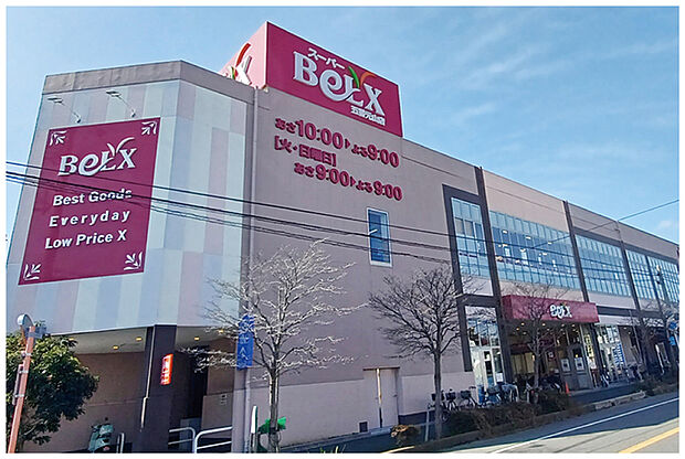 ベルクス五香店（現地より徒歩15分）