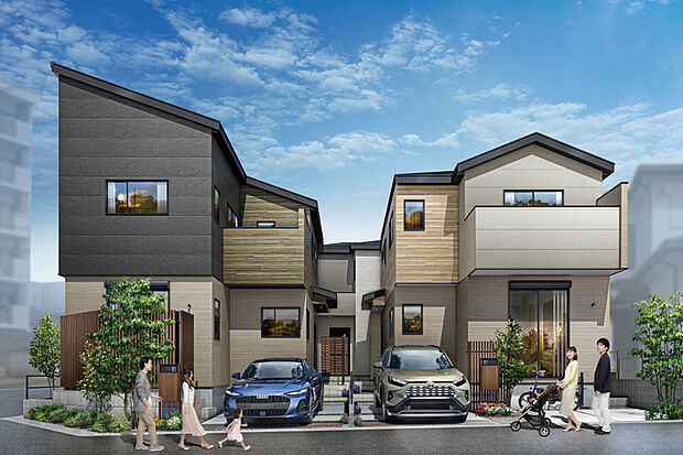 豊かな表情と心和む佇まいが目を惹くファサードデザイン