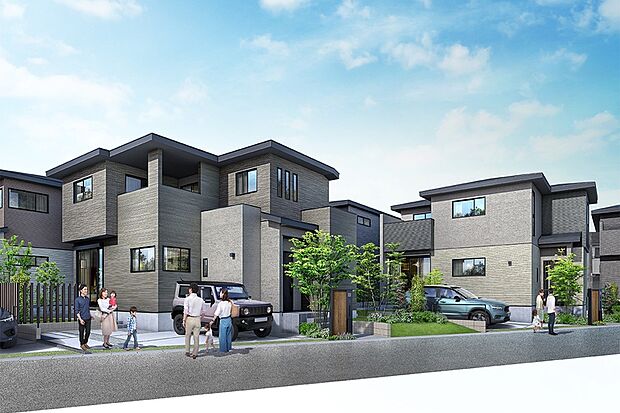 緑の憩いがあふれる街に、和の心と未来への想いが息づく、「和みの景」を描きだす街