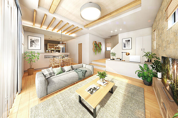 【住まう人の想い描く暮らし方を受け止めるインナーデザイン】
家族が集うリビングとつながる+α空間に、3つのスタイルのプランをご用意しました。ライフスタイルに合わせた多彩な使い方が広がります。