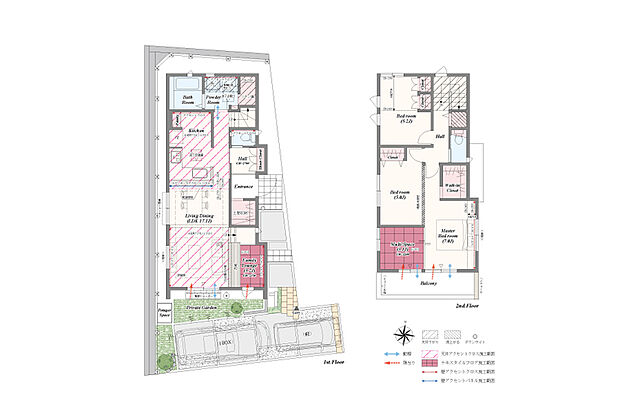 【3LDK(2・4LDK対応可※別途有償)】3LDK(2・4LDK対応可)+マルチスペース+土間収納+パントリー+リネン庫+ウォークインクローゼット