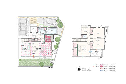 3LDK(4・5LDK対応可※別途有償)+土間収納+パントリー+リネン庫+ウォークインクローゼット 