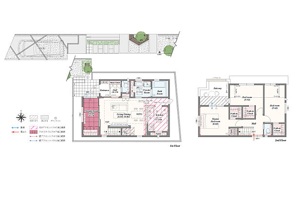 【4LDK】4LDK＋土間収納＋パントリー＋リネン庫＋3ウォークインクローゼット