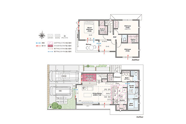 【3LDK(4LDK対応可※別途有償)】3LDK(4LDK対応可※別途有償)+ステアリング+土間収納+パントリー+リネン庫+2ウォークインクローゼット