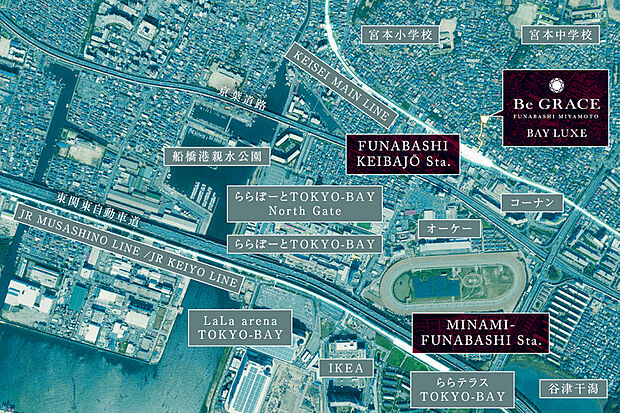 【【東京ベイエリアに住まう】】※航空写真は国土地理院ウェブサイト(https://www.gsi.go.jp)出典のもの(2019年10月撮影)に一部CG加工を施したもので実際とは異なります。