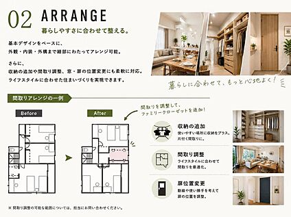 セミオーダー住宅│ARRANGE（アレンジ）