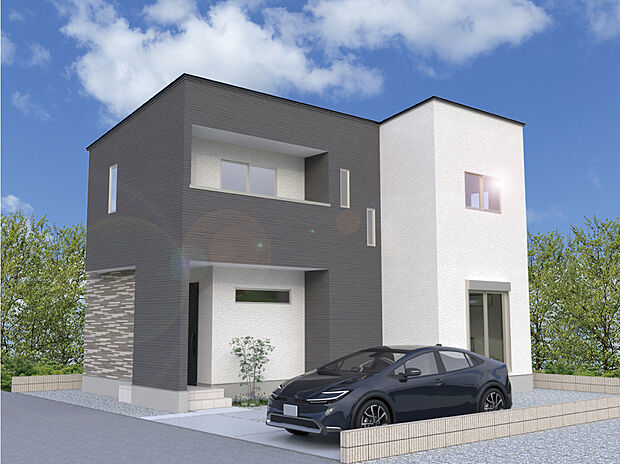 【3号棟外観完成予想図】※パースは設計図面を基にした完成予想図です。