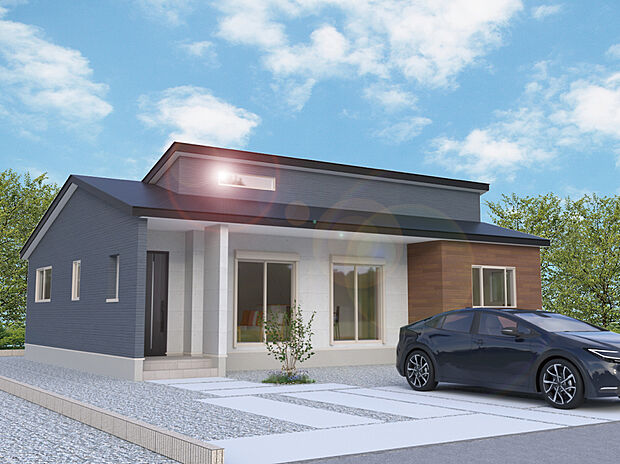 【12号棟外観完成予想図】※パースは設計図面を基にした完成予想図です。