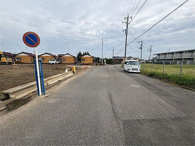 駐車ラクラクな道路幅員