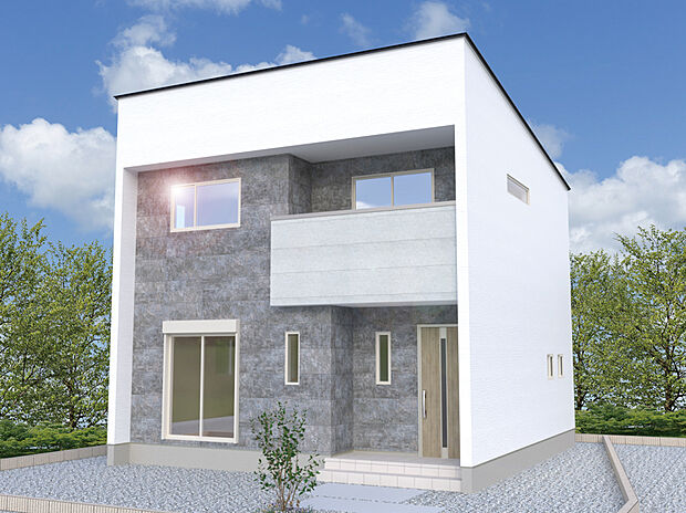 【3号棟外観完成予想図】※パースは設計図面を基にした完成予想図です。