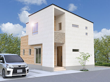 【4号棟外観完成予想図】