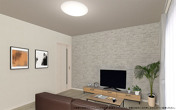 【【1号棟 LDKイメージパース】】※画像は設計図面を基に作成したイメージです。