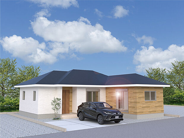 【【3号棟外観完成予想図】】※パースは設計図面を基にした完成予想図です。