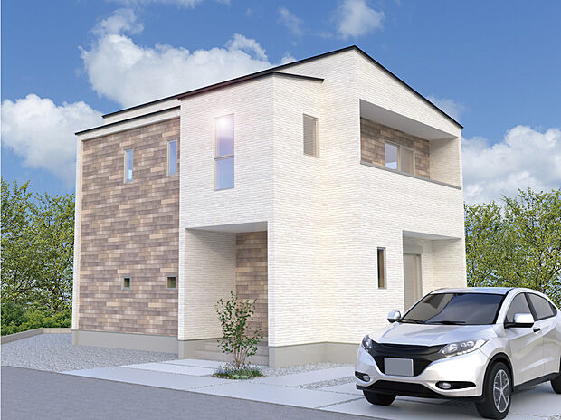 【【10号棟外観完成予想図】】※パースは設計図面を基にした完成予想図です。