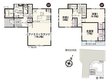 JR高崎線「北本」駅：徒歩25分（2000ｍ） 北本市立東小学校：徒歩9分（650ｍ） 北本市立東中学校：徒歩18分（1400ｍ） 北本市東保育所：徒歩13分（1000ｍ） コープみらい コープ北本店：徒歩11分（850ｍ） とりせん 北本店：徒歩11分（850ｍ） ロジャース 北本店：徒歩12分（900ｍ） ウエルシア 北本中丸店：徒歩12分（900ｍ） 中丸緑地公園：徒歩3分（170ｍ） きたもと内科クリニック：徒歩10分（750ｍ） かつき動物病院：徒歩10分（750ｍ） 
