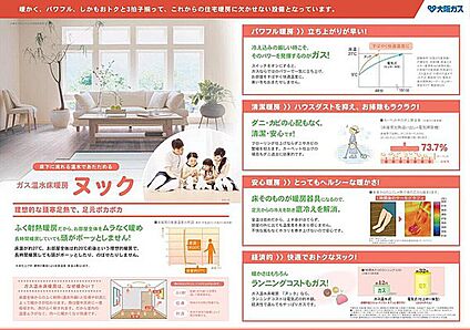 ガス温水床暖房「ヌック」