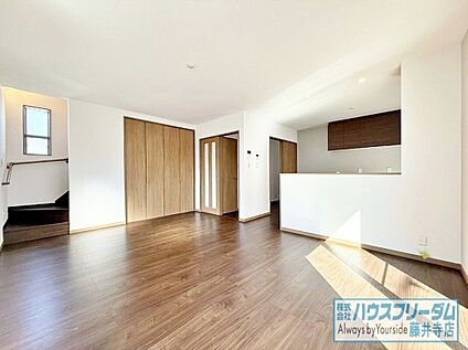 リビング階段でご家族のコミュニケーションばっちり。
